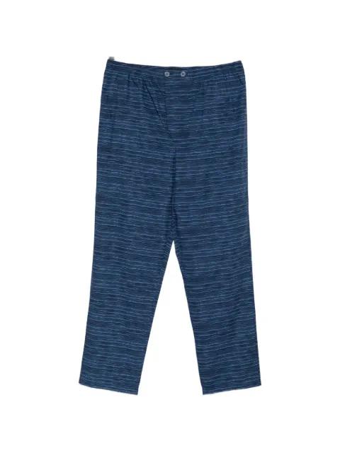 printed lounge trousers by ZEGNA