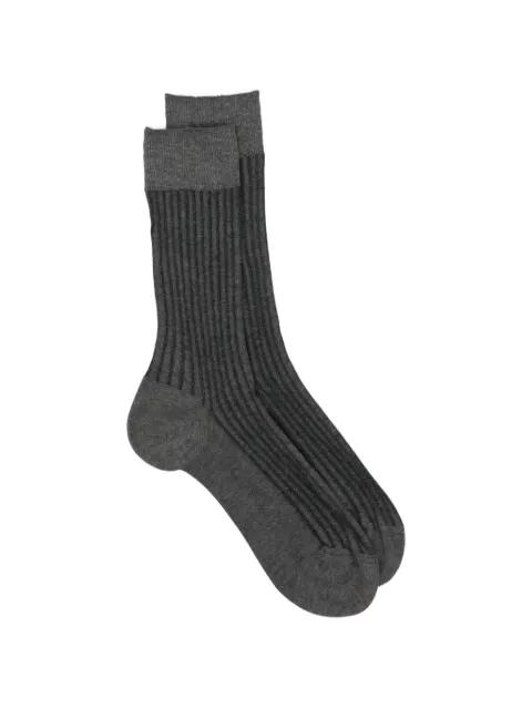 ribbed mid-calf socks by ZEGNA