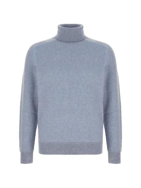 ribbed roll neck sweater by ZEGNA