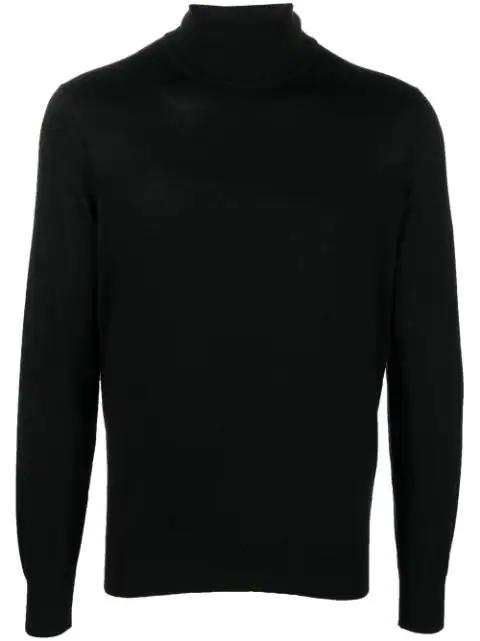 roll neck knit jumper by ZEGNA