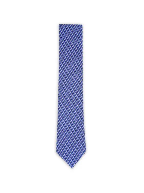 sailboat-print silk tie by ZEGNA
