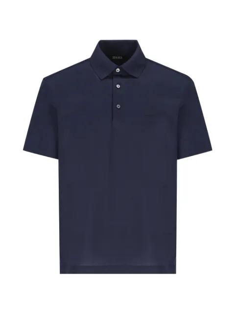short-sleeve piqué polo shirt by ZEGNA