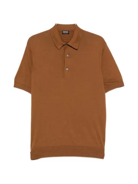 short-sleeve polo sweater by ZEGNA