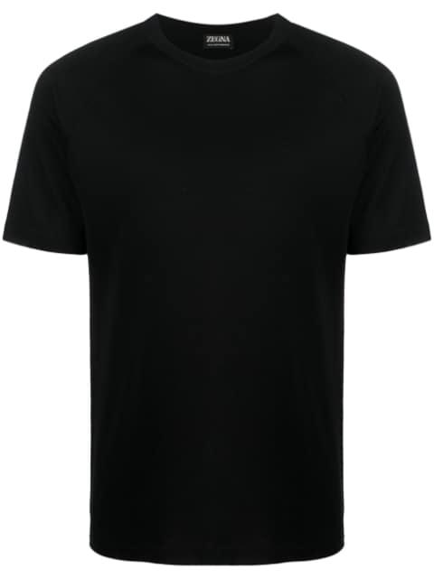 short-sleeve wool T-shirt by ZEGNA