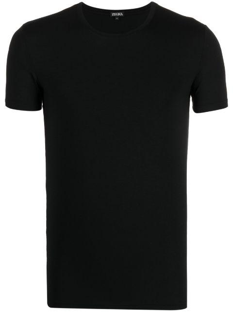 short-sleeved stretch-modal T-shirt by ZEGNA