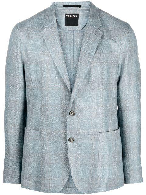 single-breasted blazer by ZEGNA