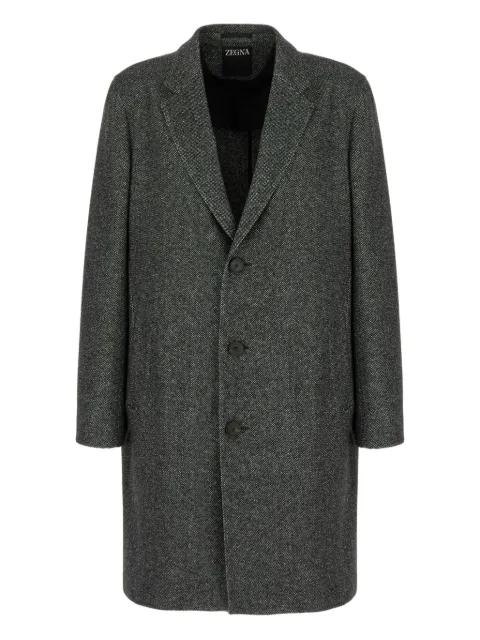 single-breasted coat by ZEGNA