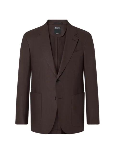 single-breasted notch-lapel jacket by ZEGNA