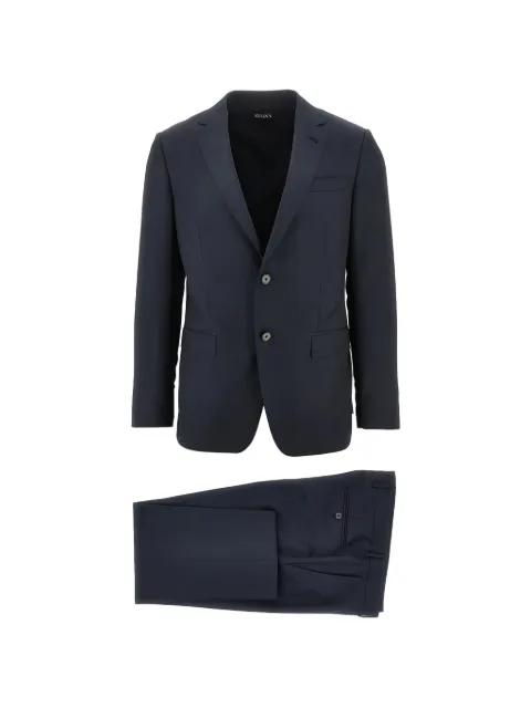 single-breasted wool suit by ZEGNA