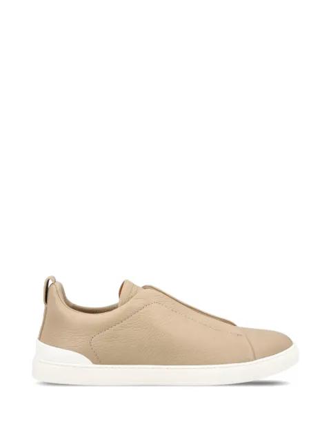 slip-on leather sneakers by ZEGNA