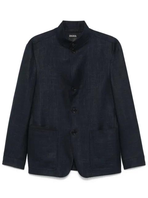 slub-texture jacket by ZEGNA
