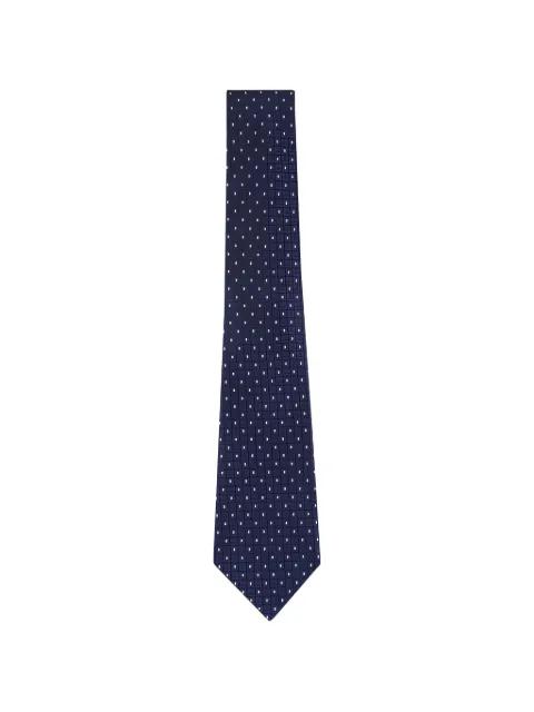 square-pattern tie by ZEGNA