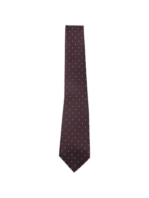 square polka dot tie by ZEGNA