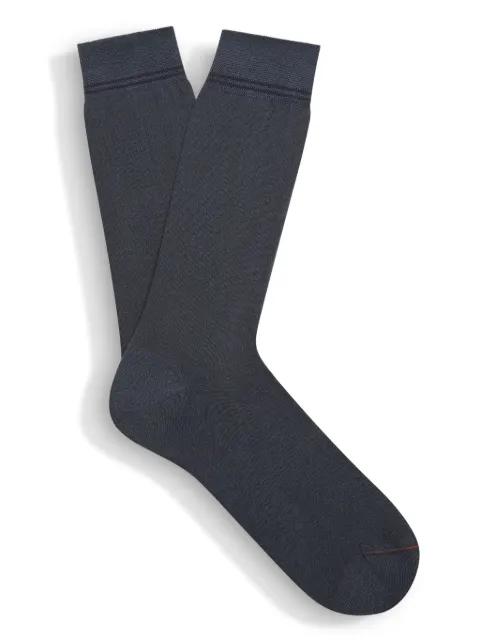 stripe-detail socks by ZEGNA