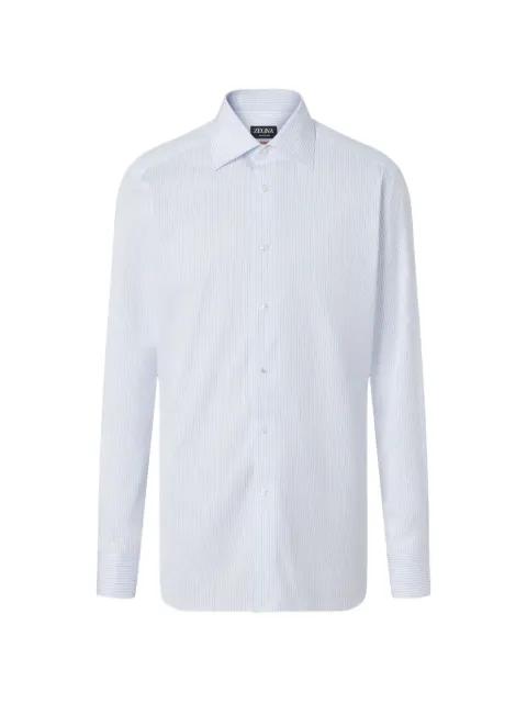 striped cotton shirt by ZEGNA