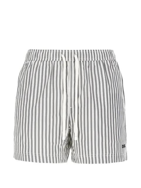 striped drawstring swim shorts by ZEGNA