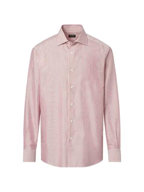 striped silk shirt by ZEGNA