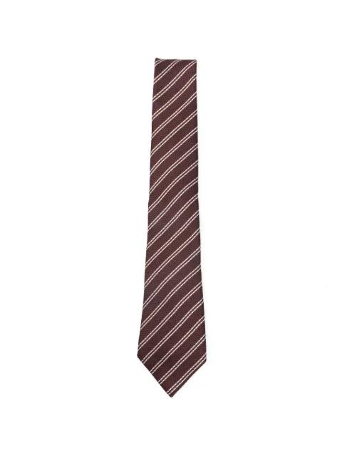 striped silk tie by ZEGNA