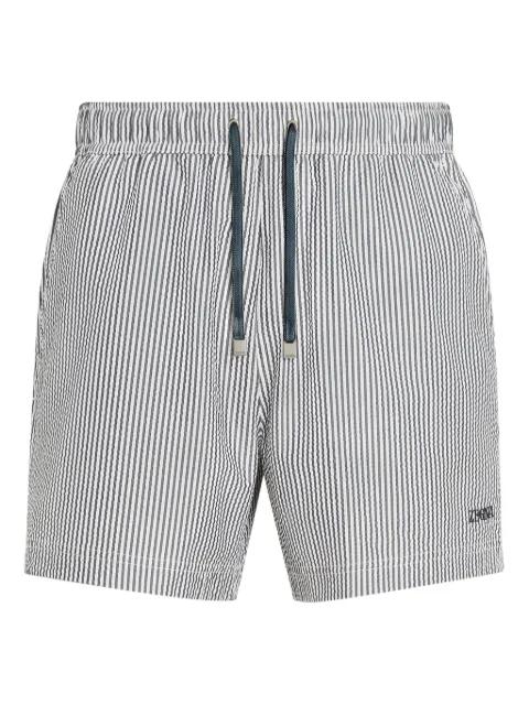 striped swim shorts by ZEGNA