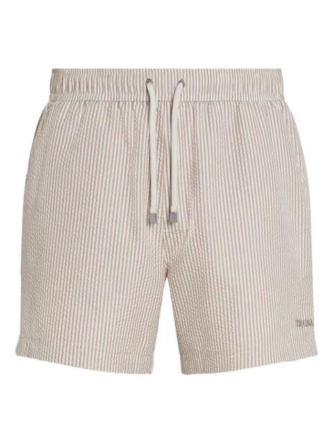 striped swim shorts by ZEGNA