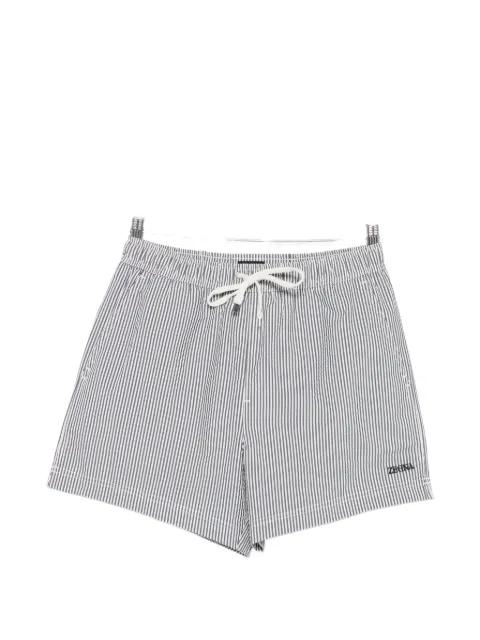 striped swim shorts by ZEGNA
