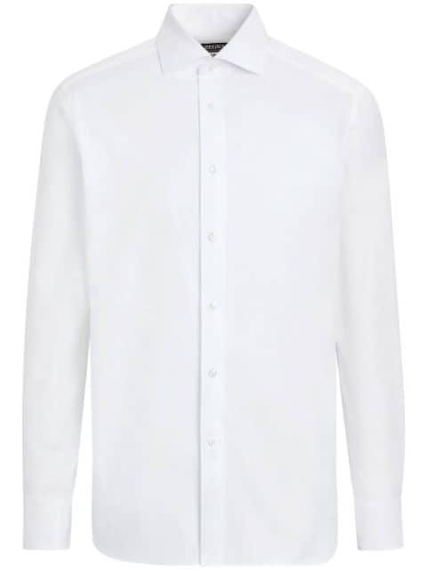 tailored-cut slim shirt by ZEGNA