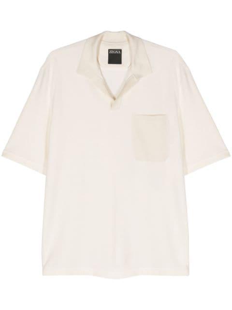 terry-cloth polo shirt by ZEGNA