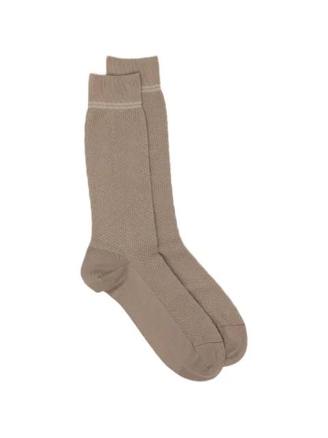 textured-knit socks by ZEGNA