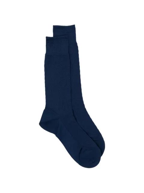textured mid-calf socks by ZEGNA