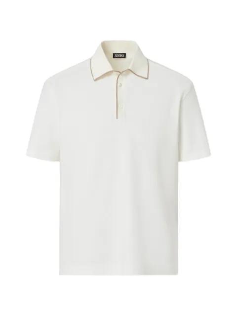 textured polo shirt by ZEGNA