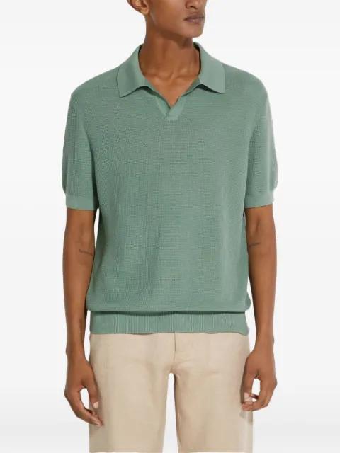 textured polo shirt by ZEGNA
