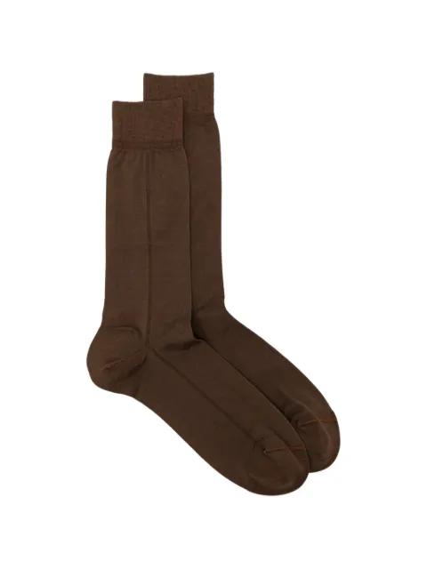 tonal-stitching socks by ZEGNA