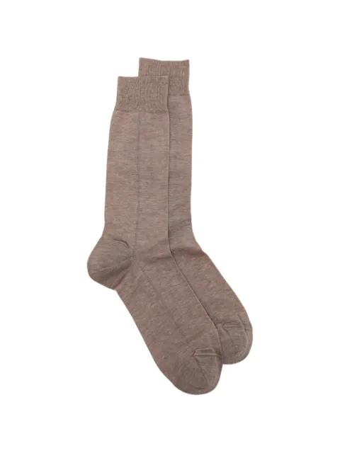 tonal-stitching socks by ZEGNA
