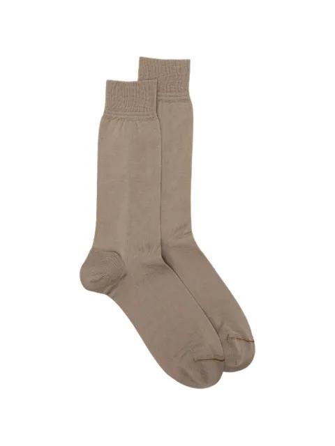 tonal-stitching socks by ZEGNA