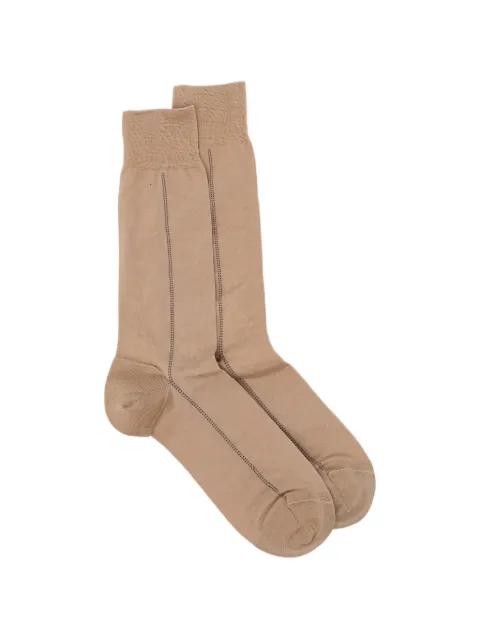tonal-stitching socks by ZEGNA