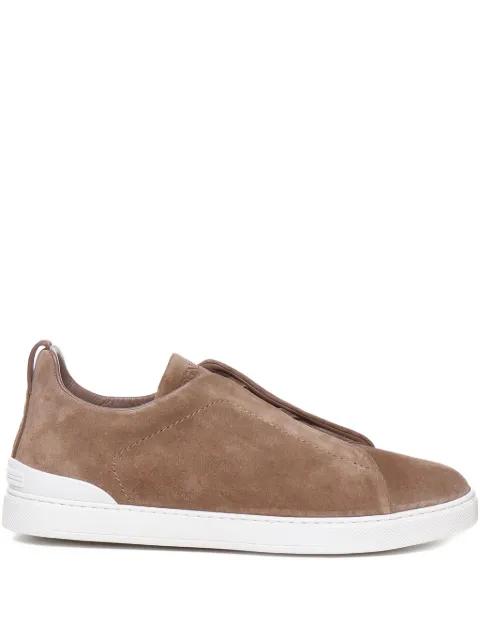 triple-stitch sneakers by ZEGNA