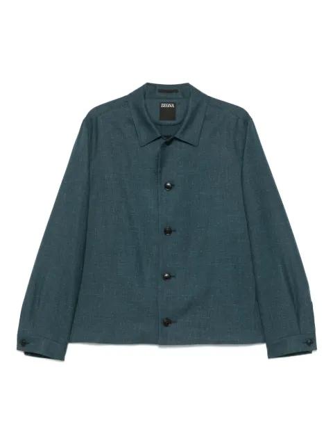 twill shirt jacket by ZEGNA