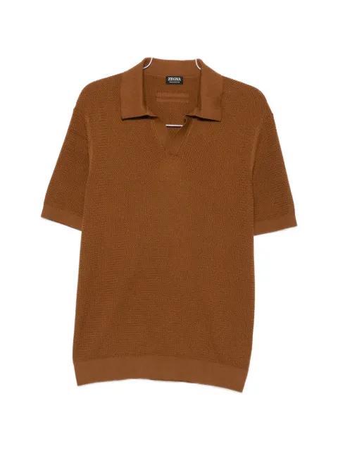 waffle-knit T-shirt by ZEGNA