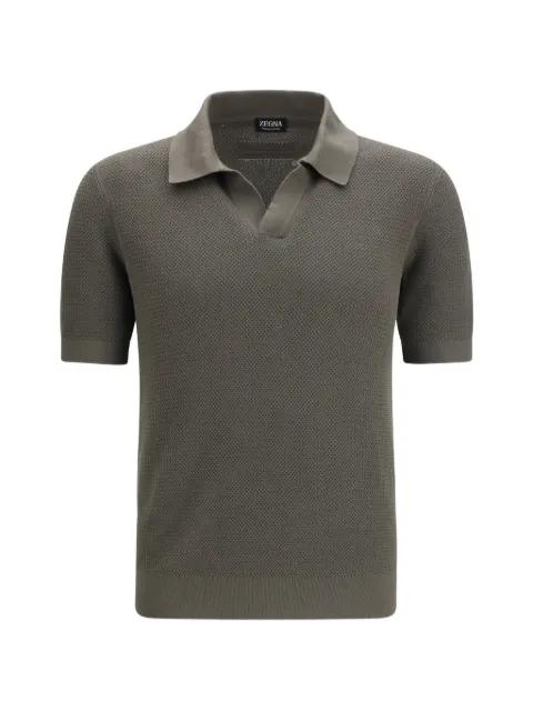 waffle-knit V-neck sweater by ZEGNA
