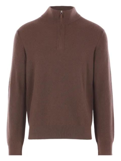 zip cashmere sweater by ZEGNA
