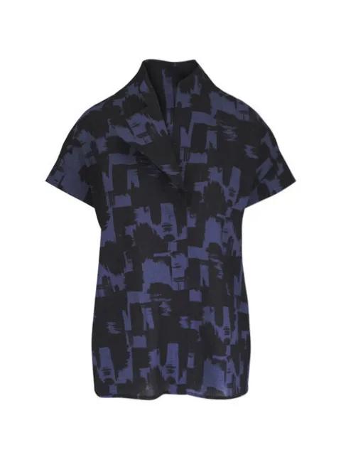 brushstroke ripple blouse by ZERO + MARIA CORNEJO
