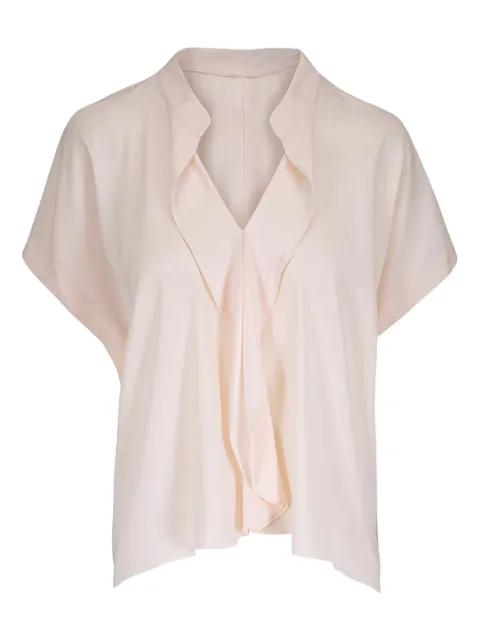 ruffled blouse by ZERO + MARIA CORNEJO
