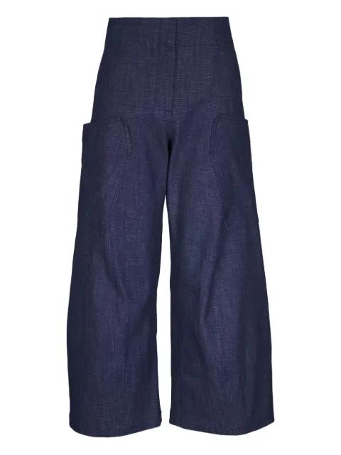 wide-leg cotton trousers by ZERO + MARIA CORNEJO