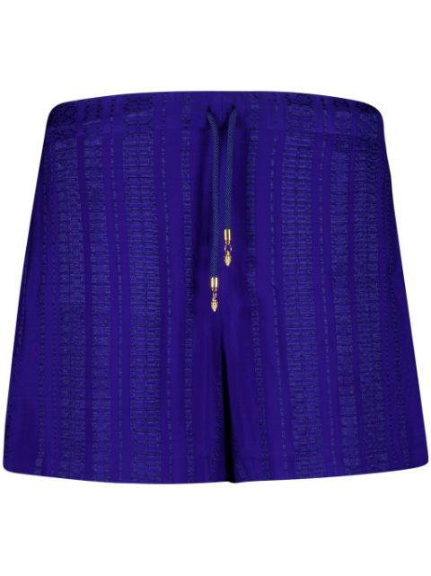 Paxi drawstring-waist textured shorts by ZEUS+DIONE
