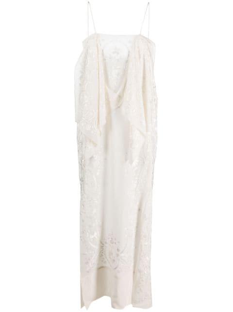 Pomaki sleeveless silk dress by ZEUS+DIONE