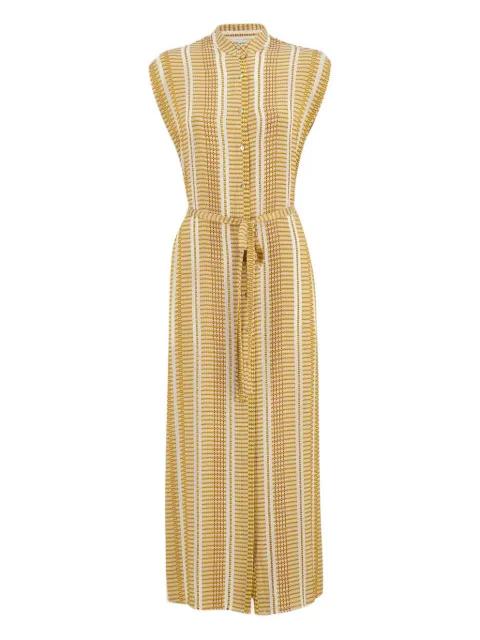 striped midi dress by ZEUS+DIONE
