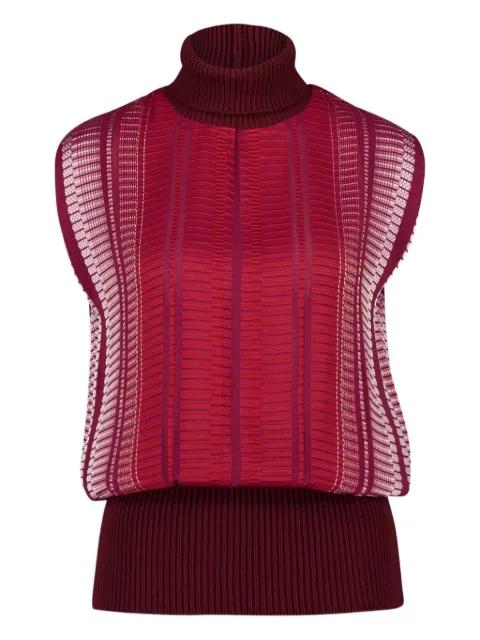 turtleneck knitted vest by ZEUS+DIONE