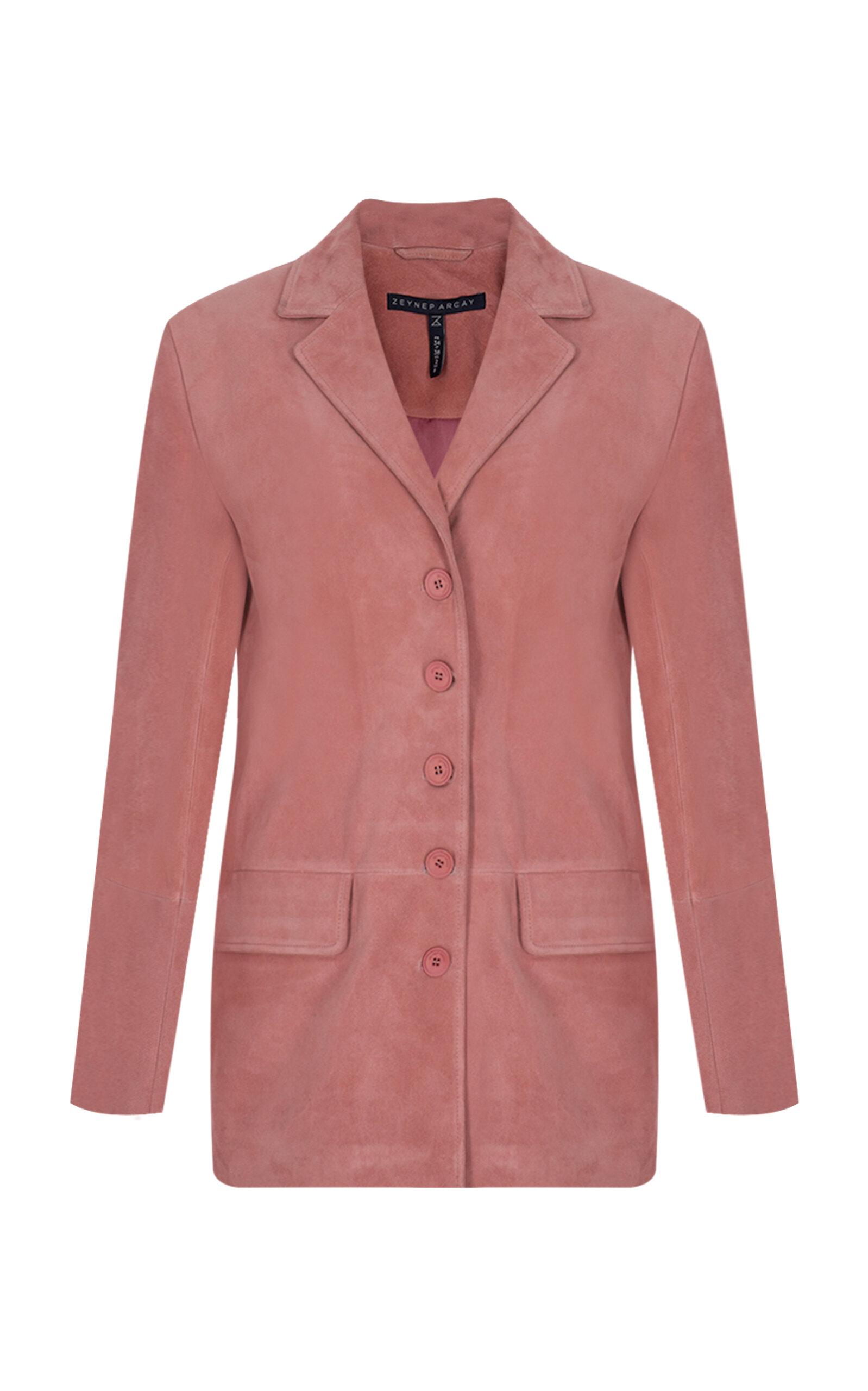Zeynep Arçay Oversized Suede Jacket - Moda Operandi by ZEYNEP ARCAY