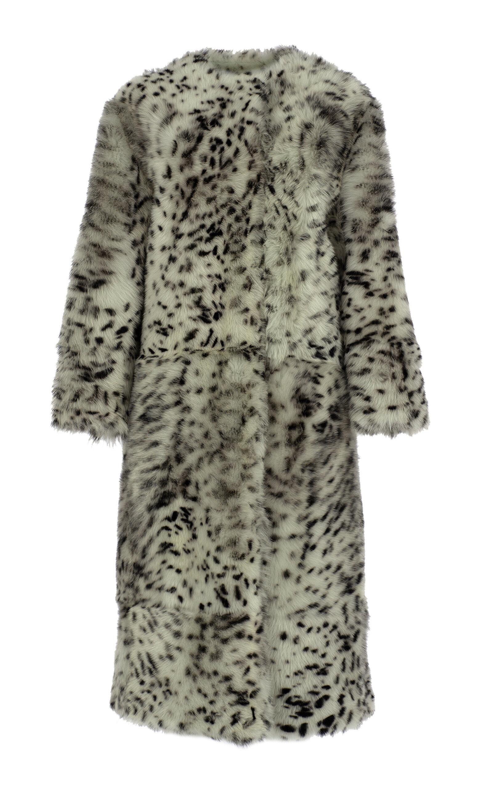 Zeynep Arçay x Camille Charrière Dalmatian Shearling Coat - Moda Operandi by ZEYNEP ARCAY