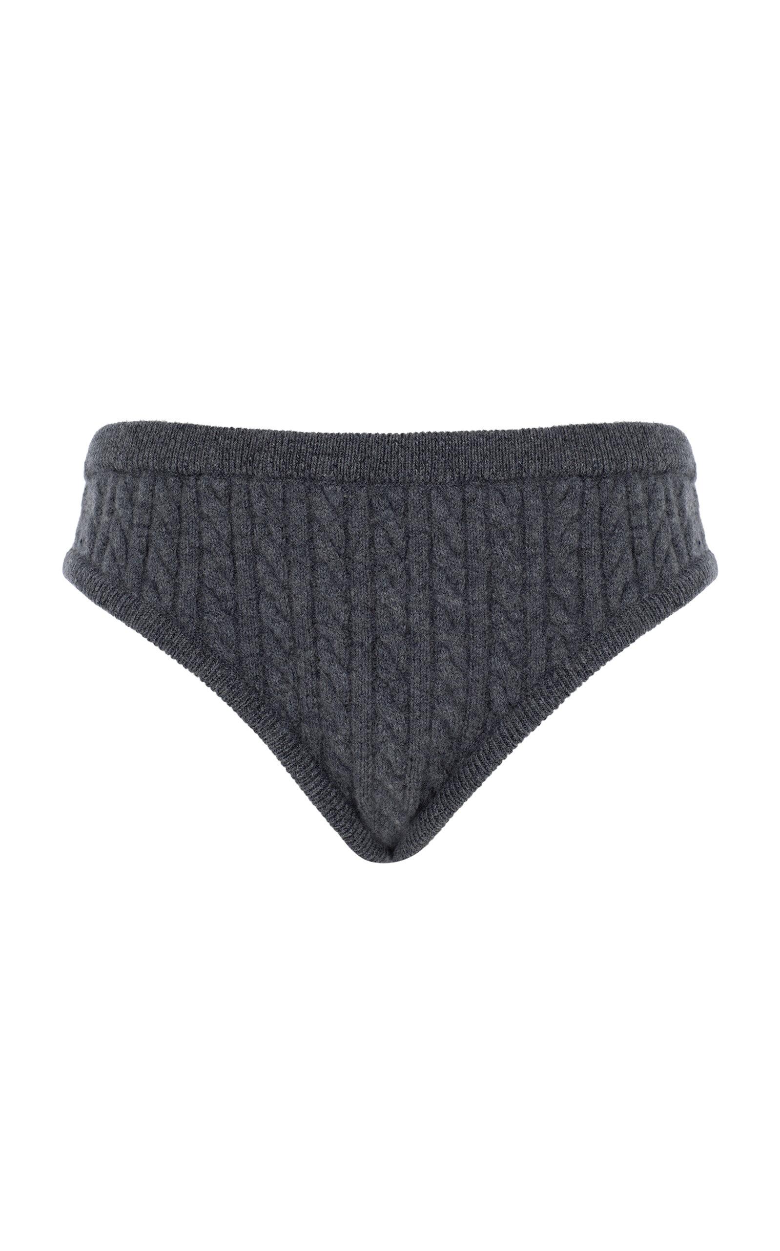 Zeynep Arçay x Camille Charrière Wool-Cashmere Micro Shorts - Moda Operandi by ZEYNEP ARCAY